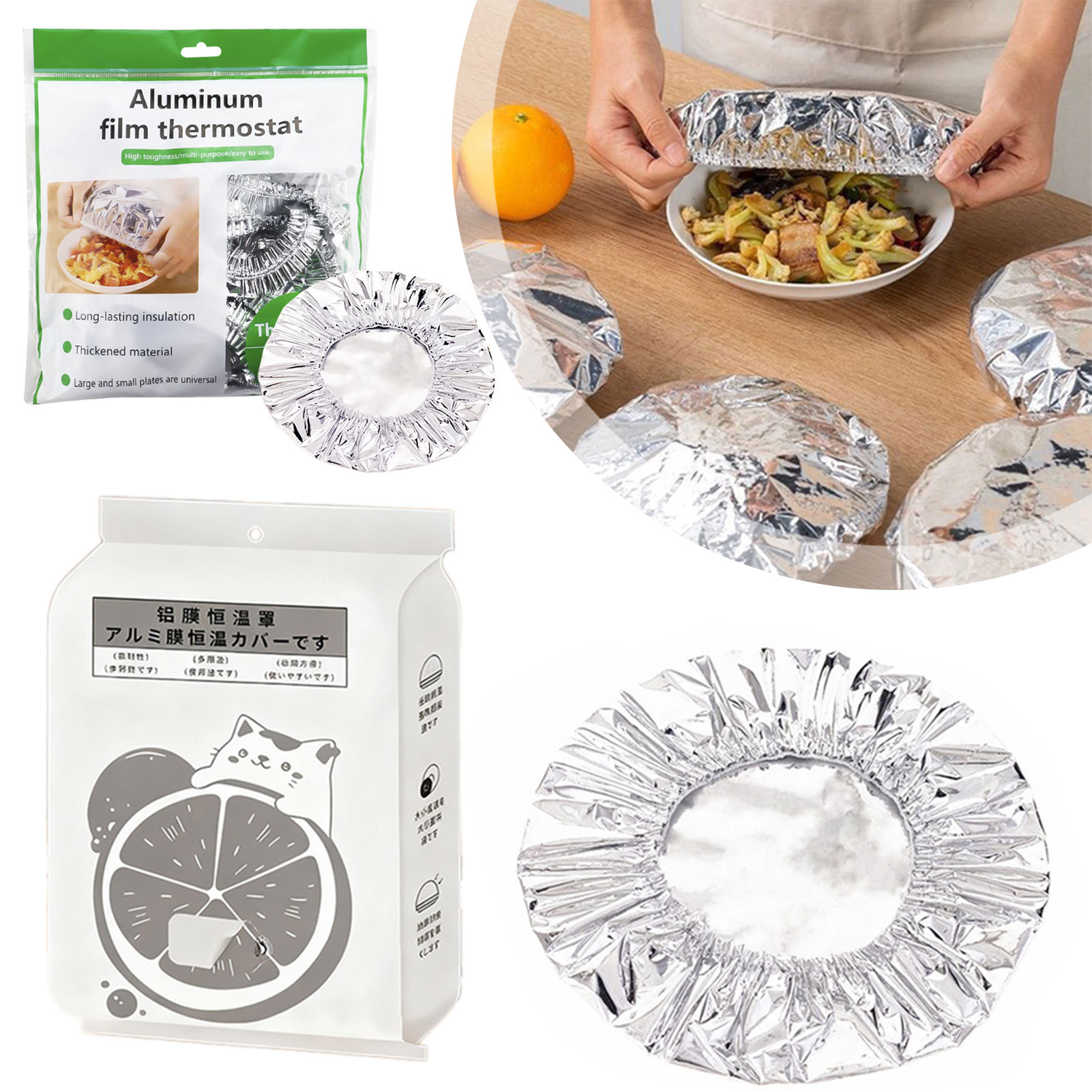 Food Storage Hiking - Gıda Yalıtım Örtüsü, Alüminyum Folyo Yemek