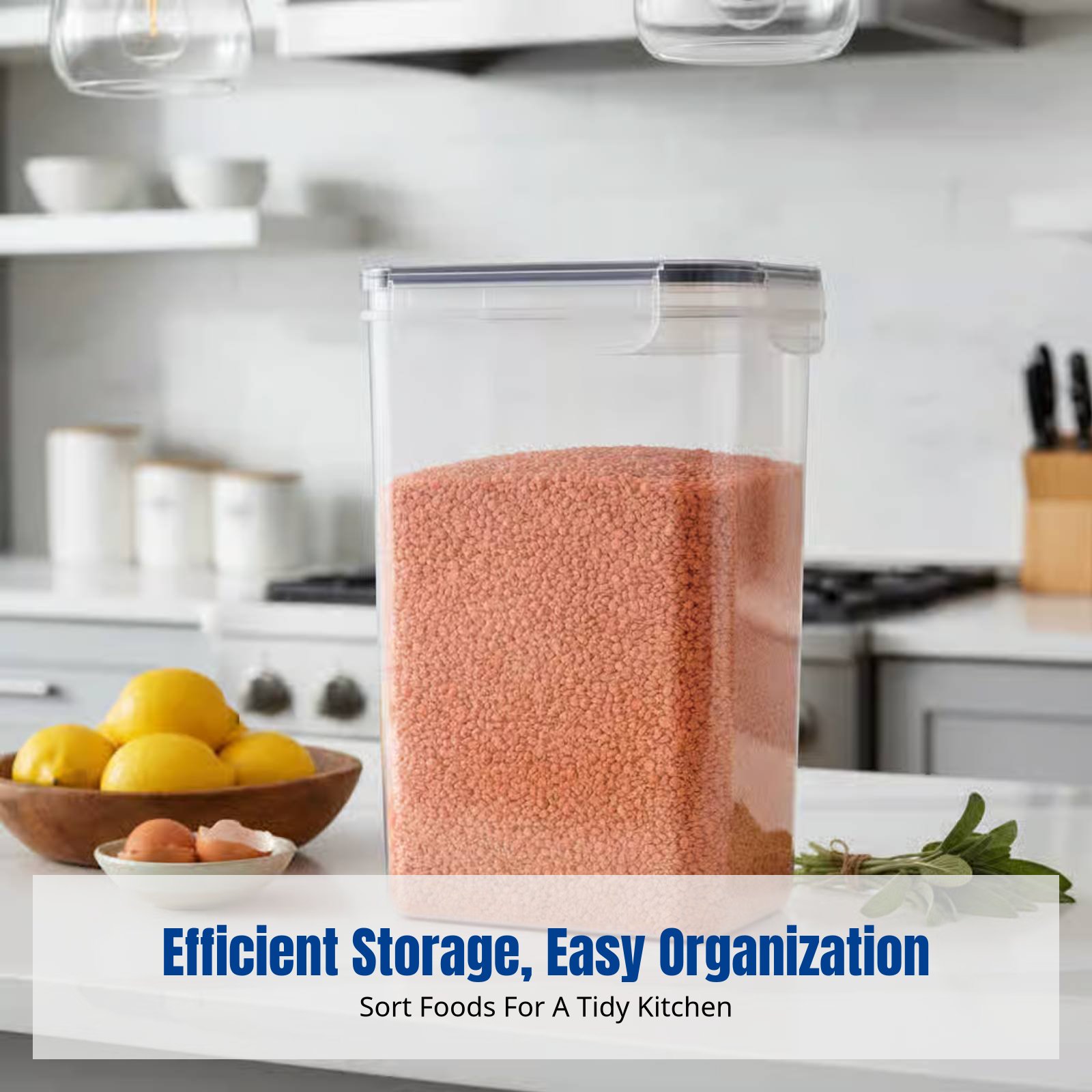 Food Storage Organization - Hava Geçirmez Gıda Saklama Kabı Seti,