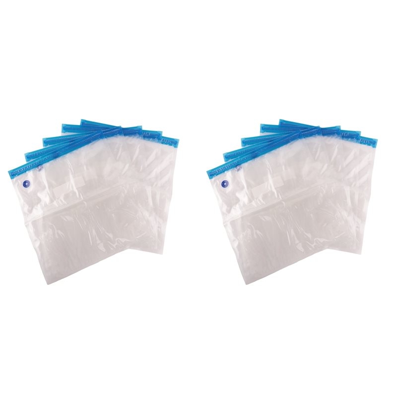 Food Storage Vacuum Bags - 10 adet yeniden kullanılabilir vakumlu gıda