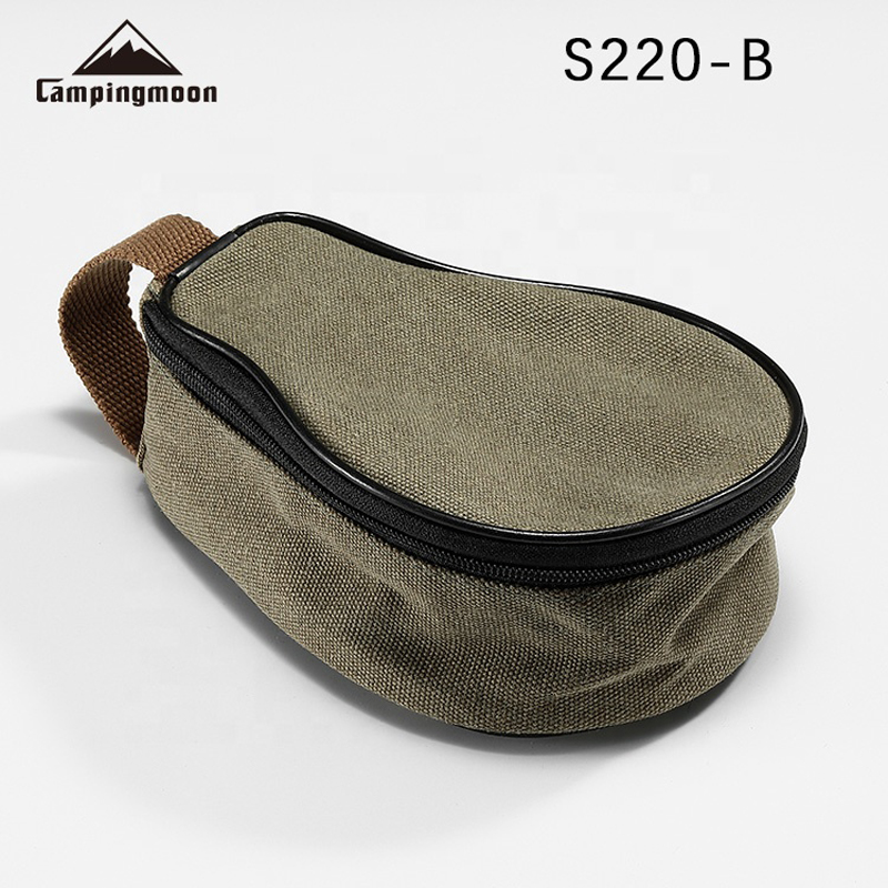 Food Storage Hiking - CAMPINGMOON S220-B Kanvas Mini Çanta 21x15x9cm