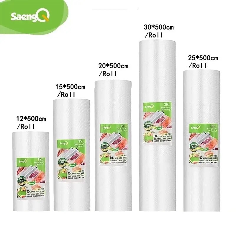 Food Storage Vacuum Bags - SaengQ Vakum Torbaları Gıda vakumlama makinesi
