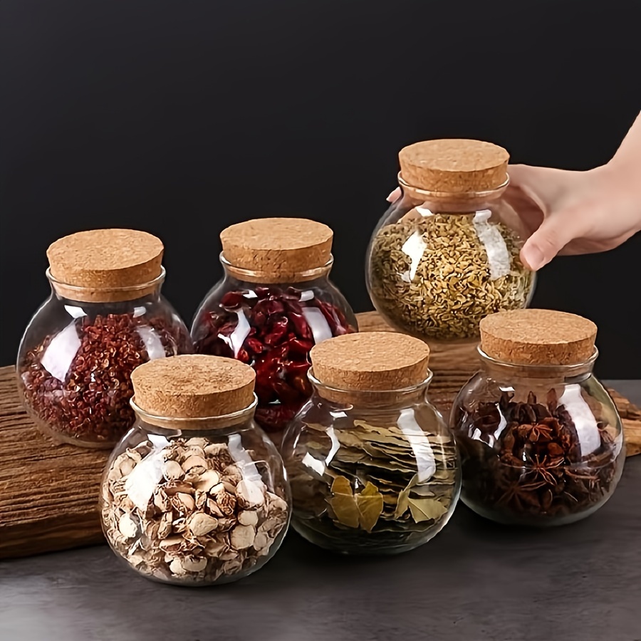 Food Storage Set Glass - 500ML şeffaf cam teneke saklama kutusu,