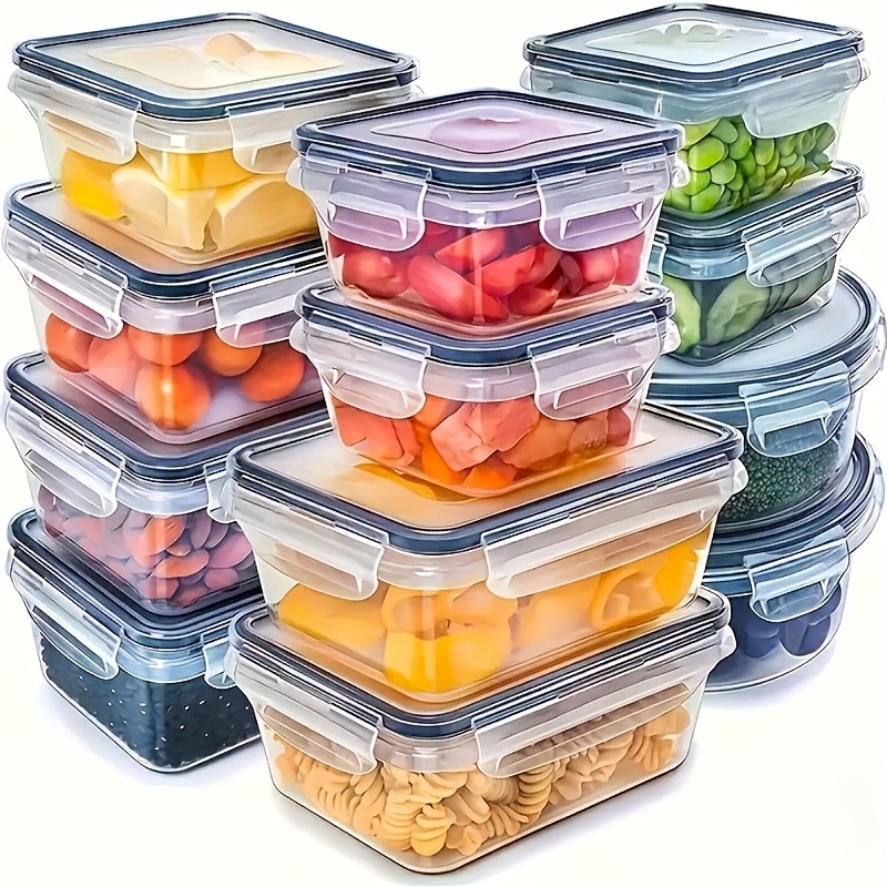 Food Storage Organization - 8 Parça Set, 4 Kap ve
