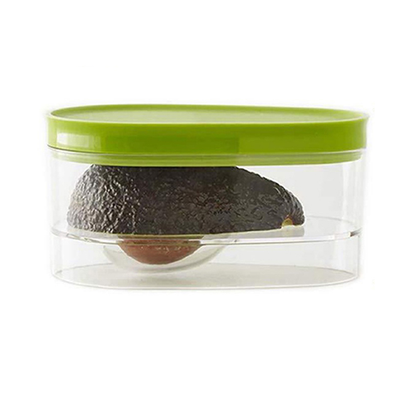 Food Storage Square Containers - Avokado Saklama Kutusu Yer Tasarruflu Plastik