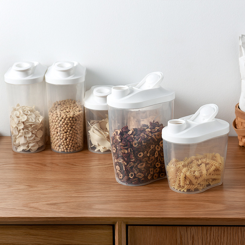 Food Storage Jar Set - 1/1.5L Ev Mutfak Tahıl Saklama Kavanozu,