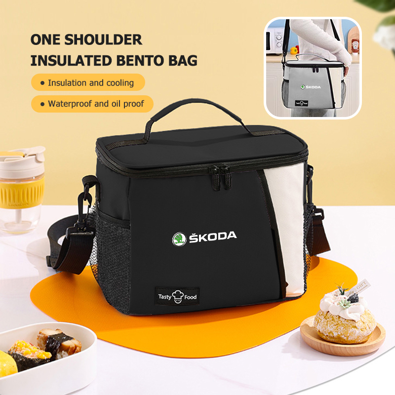 Food Storage Yeti - Skoda için araba logosu Bento çantası