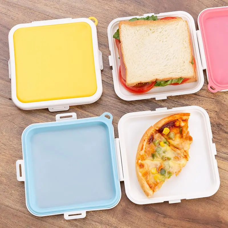 Food Storage Hot - 1 adet Taşınabilir Sandviç Saklama Kutusu