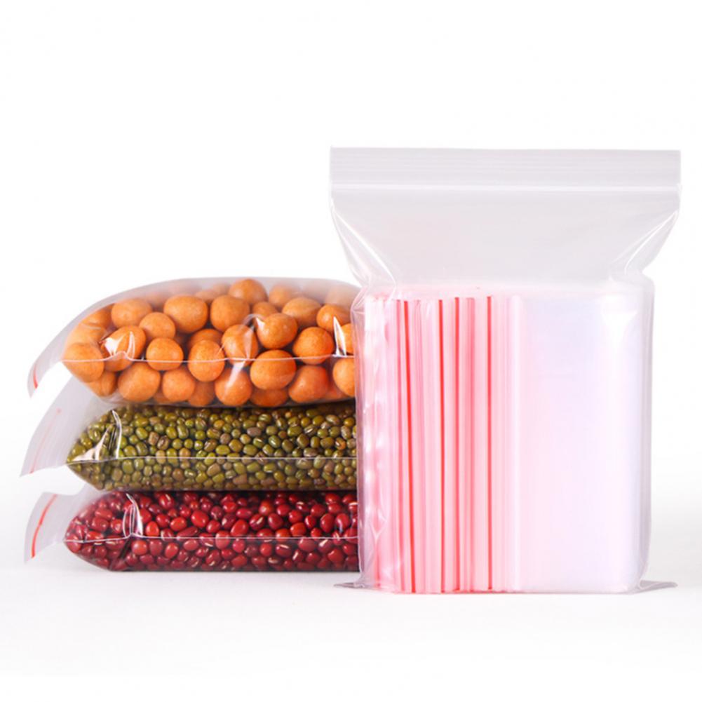 Food Storage Vacuum Bags - 100 Adet Saklama Çantası Kalın Yeniden