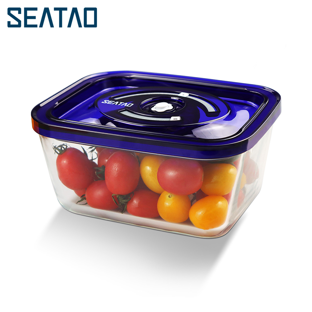 Food Storage Vacuum Seal - SEATAO cam gıda saklama kapları, kapaklı
