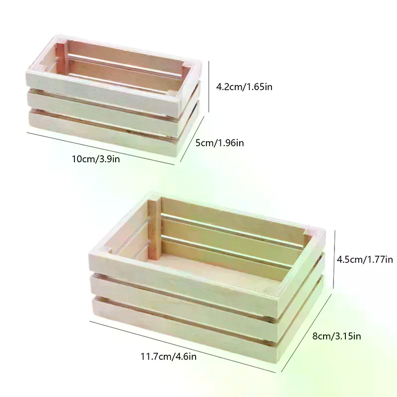 Food Storage In Plants - 1:12 Dollhouse Minyatür Depolama Sepeti yiyecek