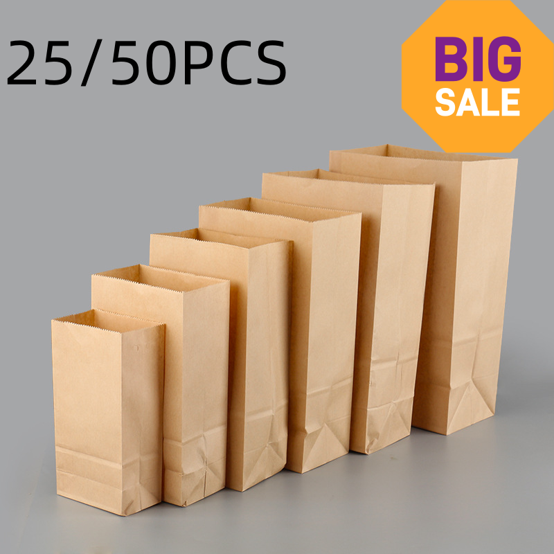 25/50 adet Kahverengi Kraft Ka - Food Storage In Plants incelemesi ve fiyatı