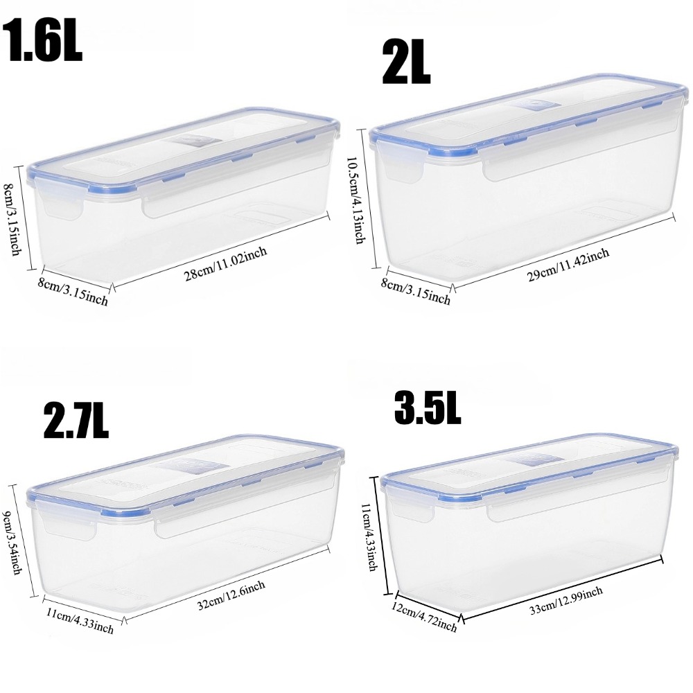 Gıda Saklama Kapları, Hava Geç - Food Storage Square Containers incelemesi ve fiyatı