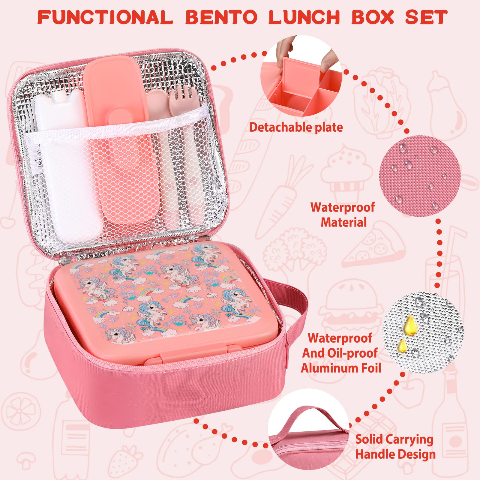 Çocuklar için Bento Öğle Yemeğ - Food Storage Vacuum Seal incelemesi ve fiyatı