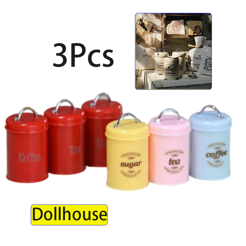 3 adet minyatür Dollhouse Mini - Food Storage Is incelemesi ve fiyatı