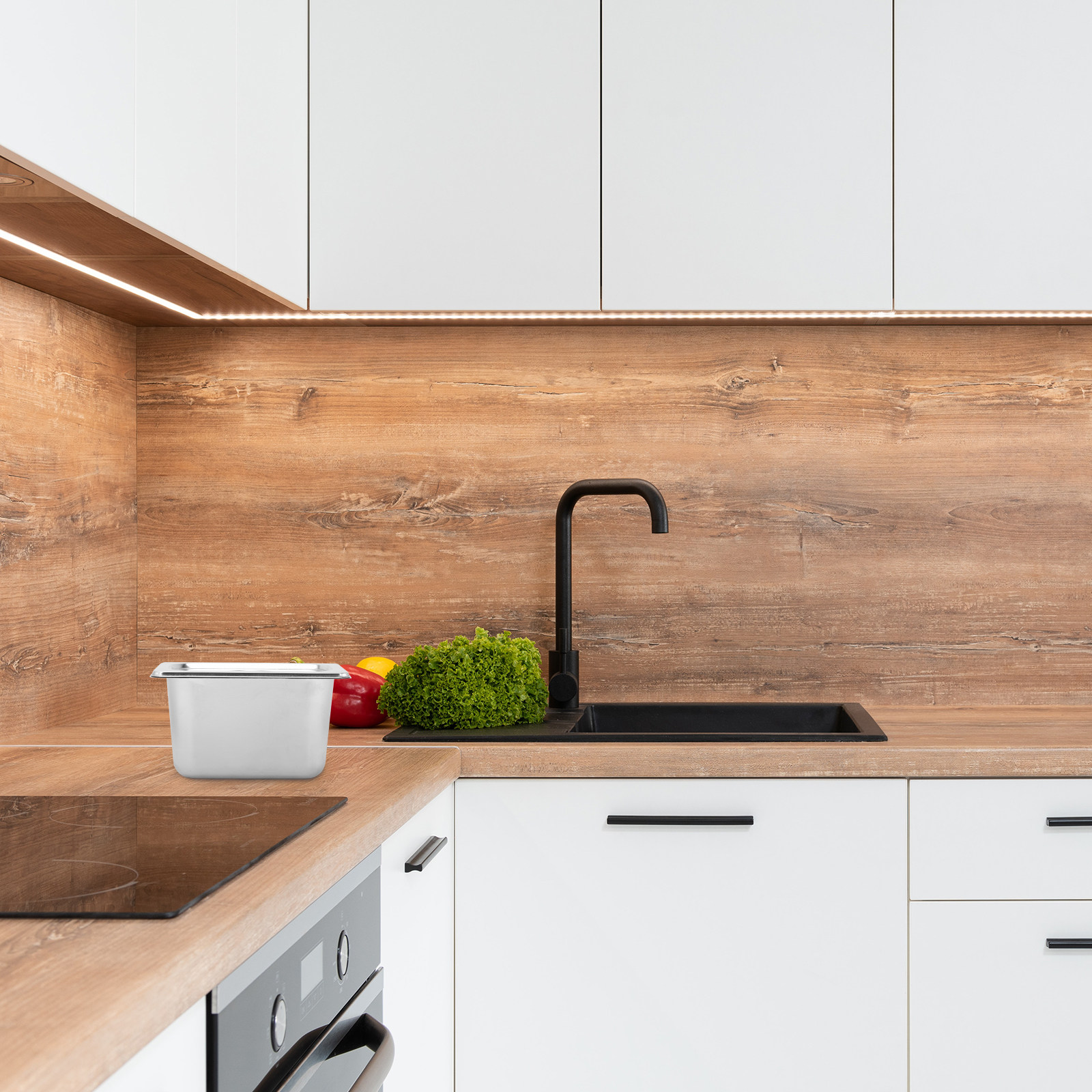1 Set Paslanmaz Çelik Sebze Ka - Food Storage Organization incelemesi ve fiyatı