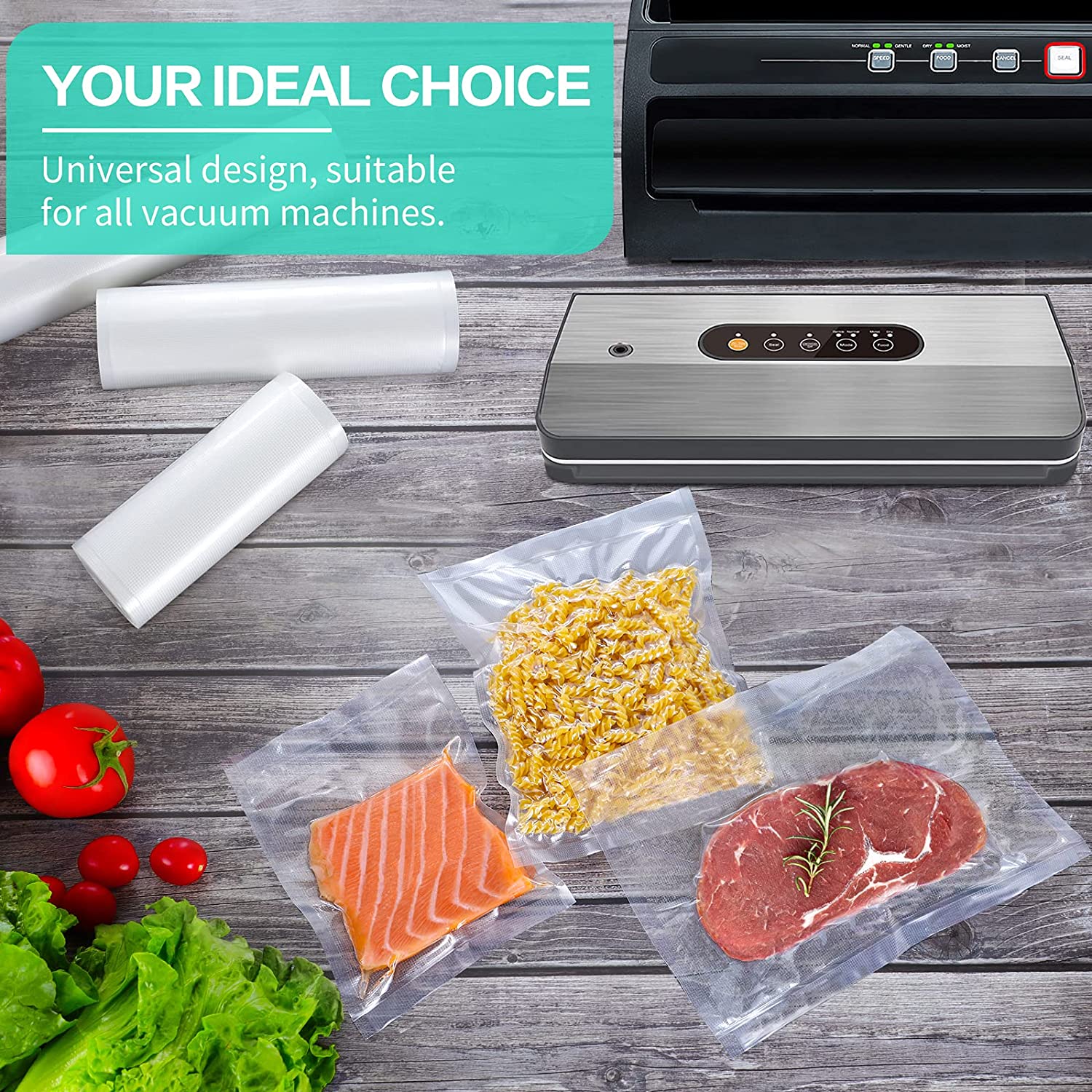 Vakumlu Gıda Vakumlama Makines - Food Storage Vacuum Bags incelemesi ve fiyatı