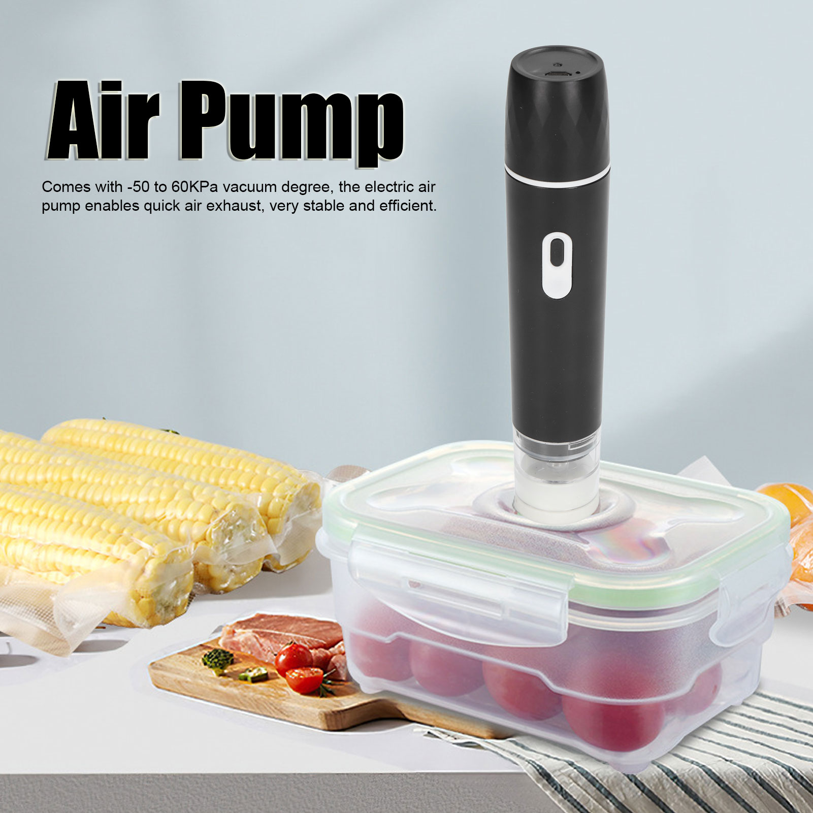 Elektrikli Hava Pompası El Tip - Food Storage Vacuum Seal incelemesi ve fiyatı