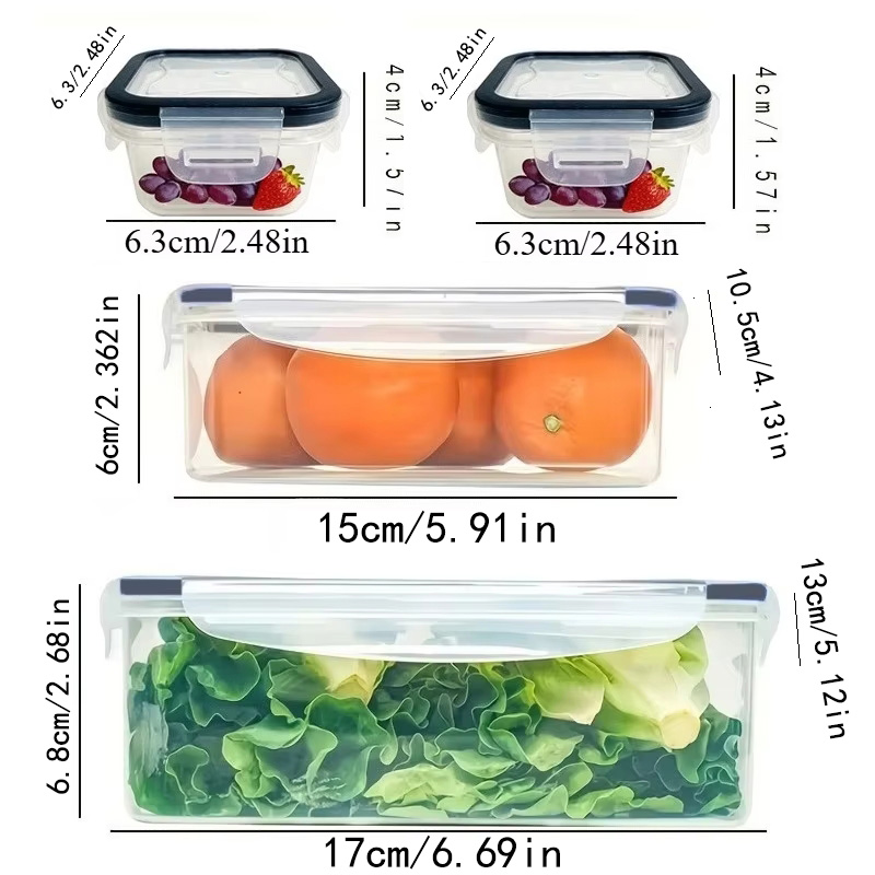 8 Parça Set, 4 Kap ve 4 Kapak  - Food Storage Organization incelemesi ve fiyatı