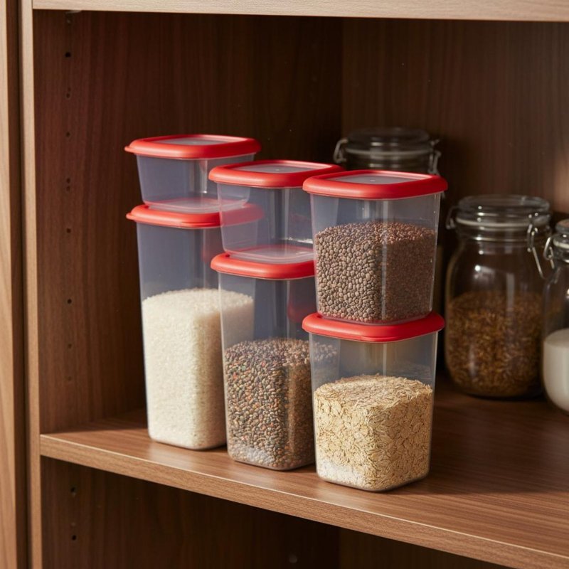 6 Parça Hava Geçirmez Gıda Sak - Food Storage Organization incelemesi ve fiyatı
