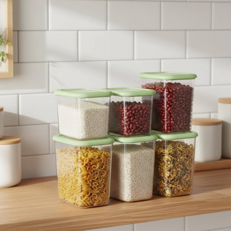 6 Parça Hava Geçirmez Gıda Sak - Food Storage Organization incelemesi ve fiyatı