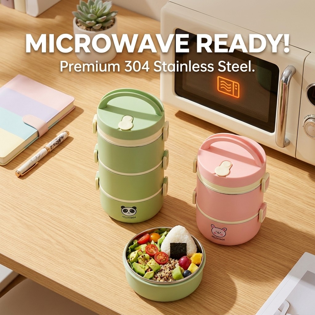 304 Paslanmaz Çelik Termal Öğl - Food Storage Jar Set incelemesi ve fiyatı