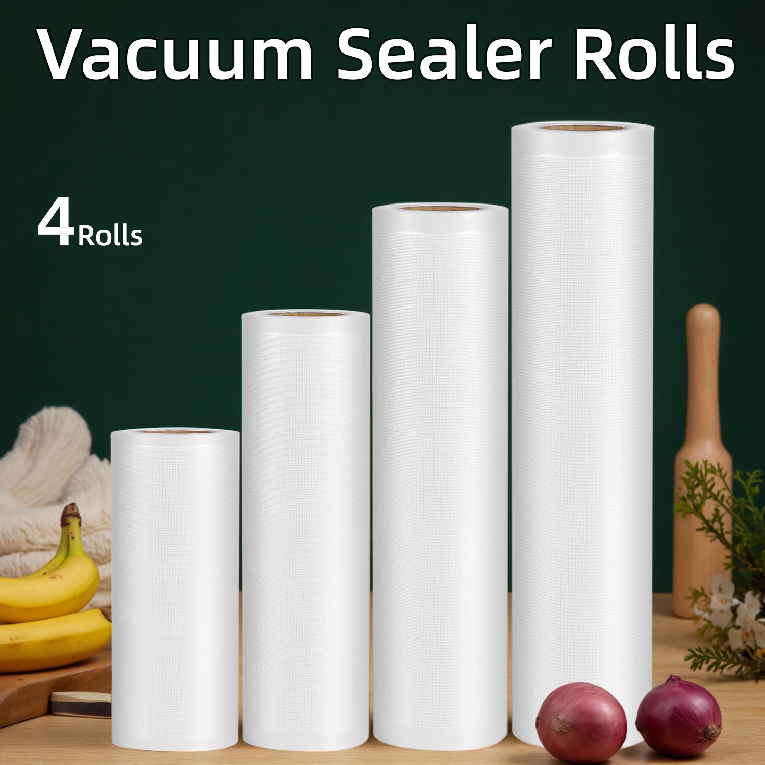 4'lü Vakumlu Kapatma Rulosu Se - Food Storage Vacuum Seal incelemesi ve fiyatı