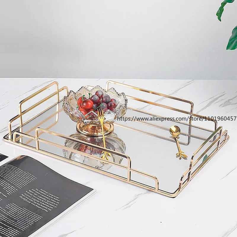 Altın inme cam ayna servis tep - Food Storage Set Glass incelemesi ve fiyatı