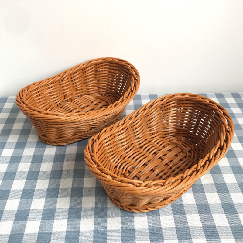 Oval Rattan dokuma depolama se - Food Storage In Plants incelemesi ve fiyatı