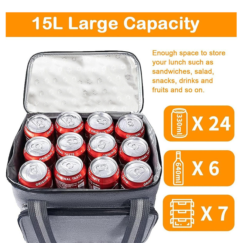 15L taşınabilir termal öğle ye - Food Storage Hiking incelemesi ve fiyatı