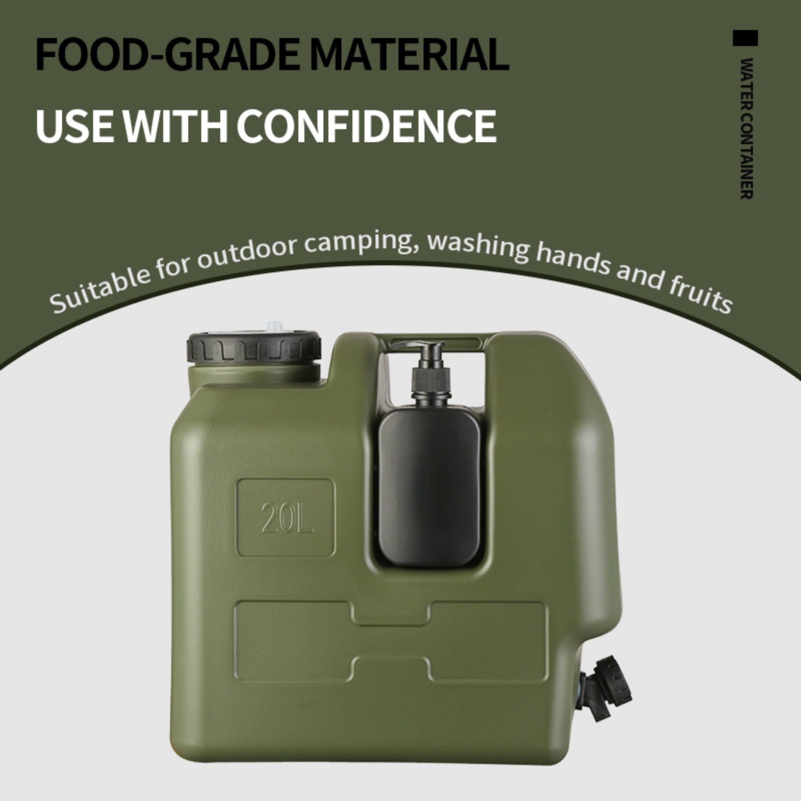 20L Musluklu ve El Dezenfektan - Food Storage Emergency incelemesi ve fiyatı
